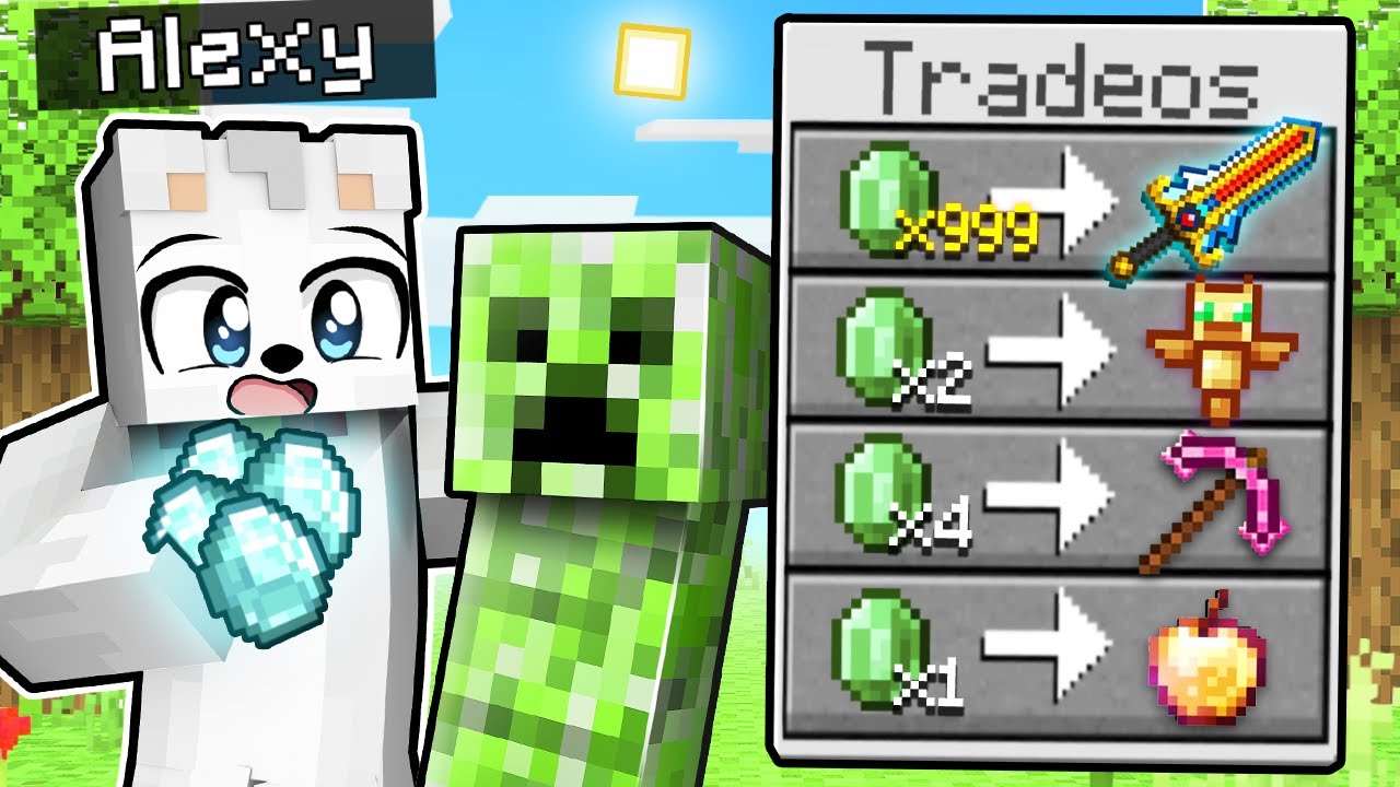 ¡Minecraft PERO los MOBS INTERCAMBIAN COSAS OP! 💰😲 ALEXY Paso Minecraft