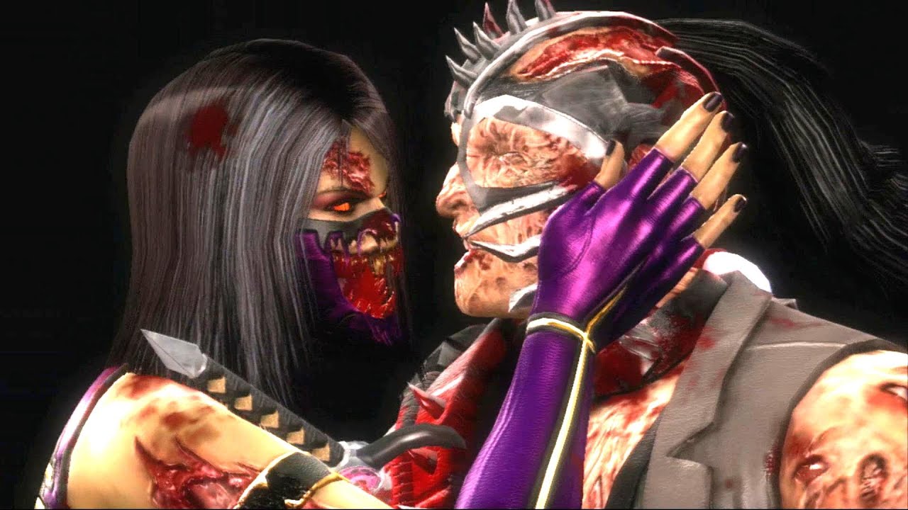 Mortal Kombat 9 - Mileena & Jade Tag Ladder Gameplay Playthrough