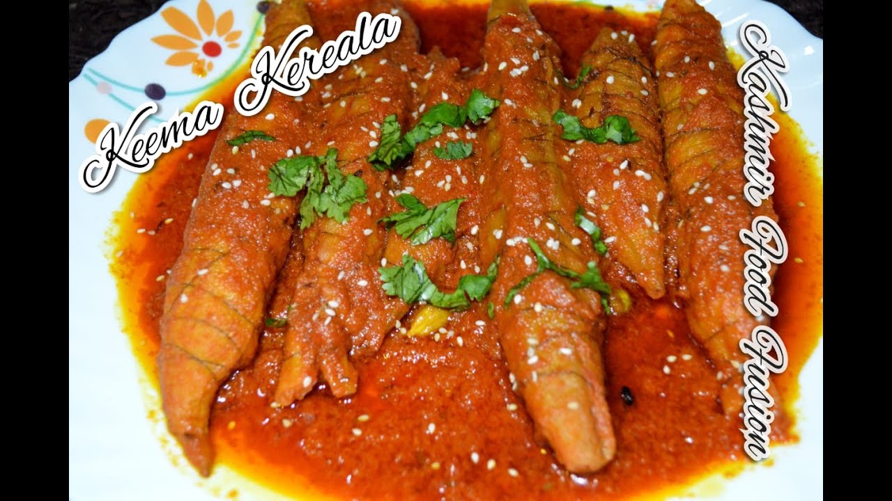 Kashmiri style Keema Karela|| karela aur keema || Mutton stuffed Bitter Gourd || Kashmir Food Fusion