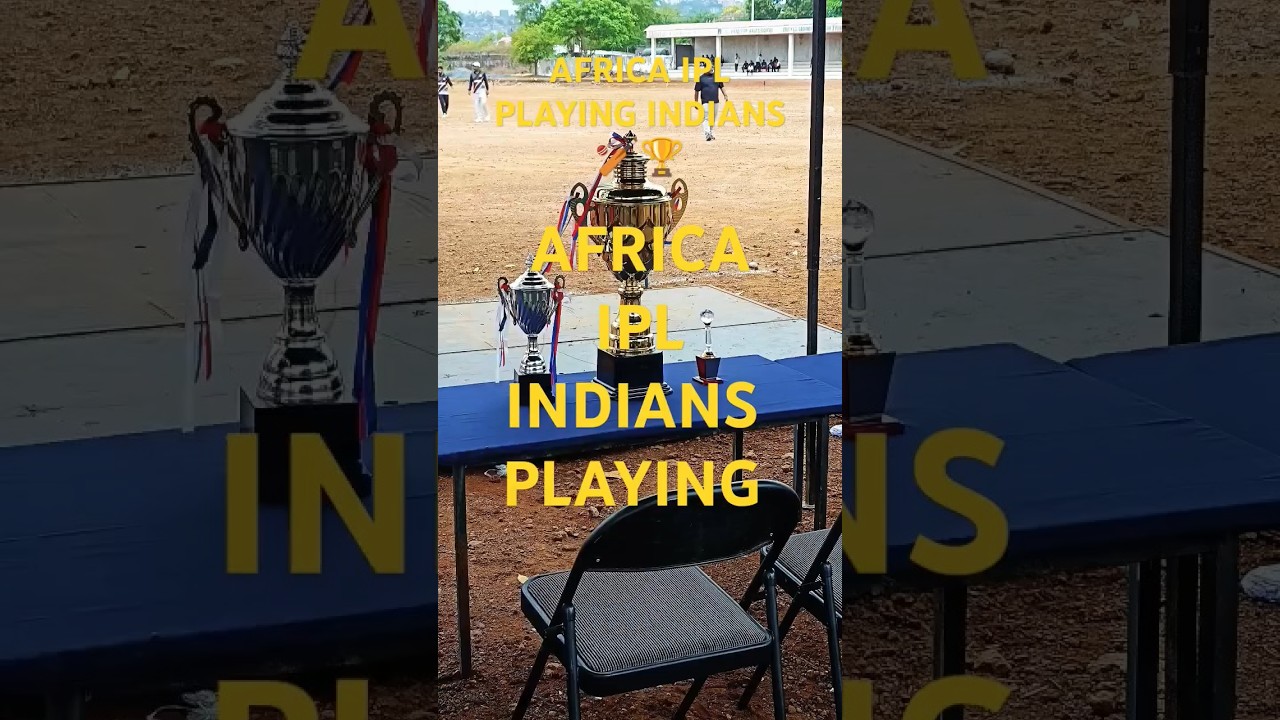 indians are  playing ipl tournament in Africa 2025 🌏 🏏