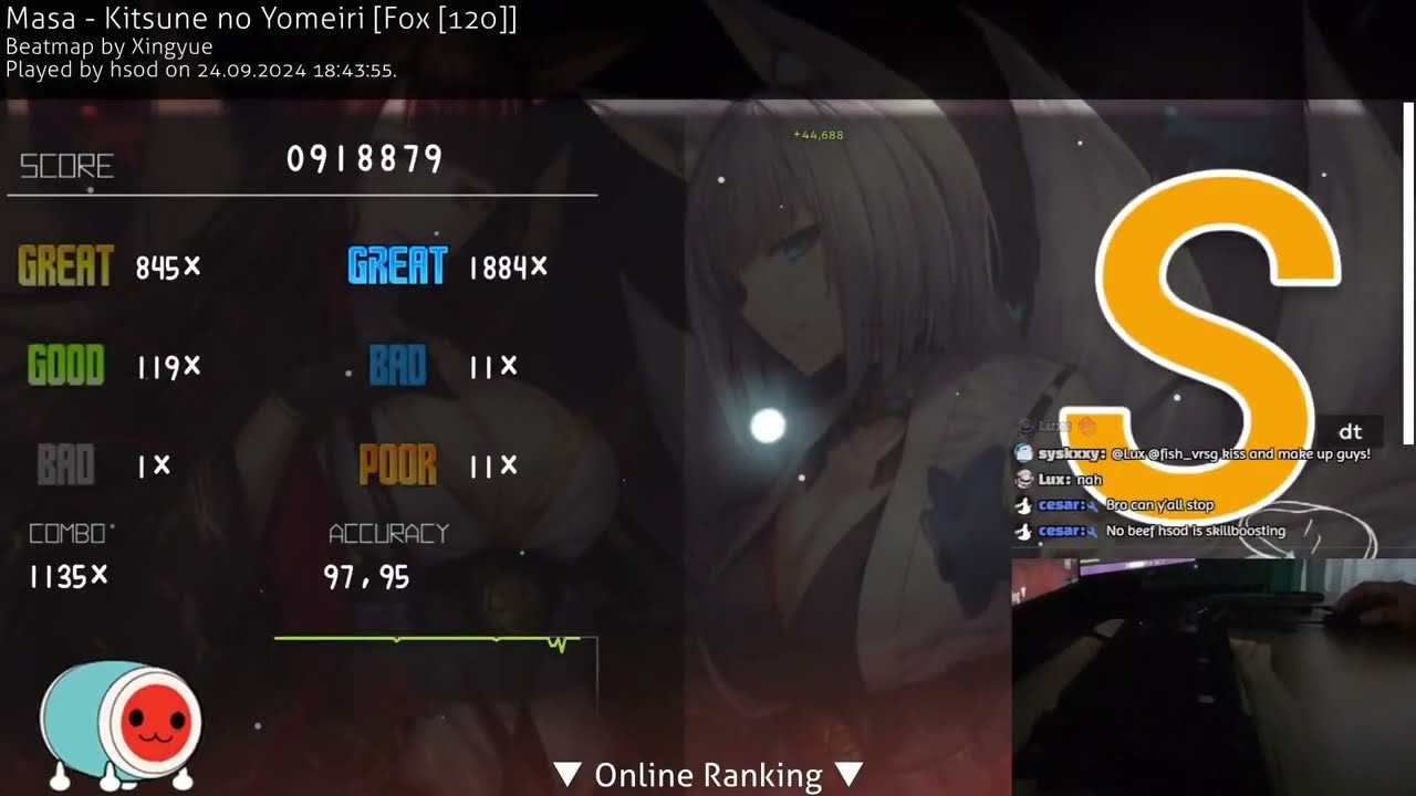 🔥98% Kitsune no Yomeiri +DT - Ｂｏｊｉｉ　ＳＮＩＰＥＤ  #1 #1 #1 🎯💥