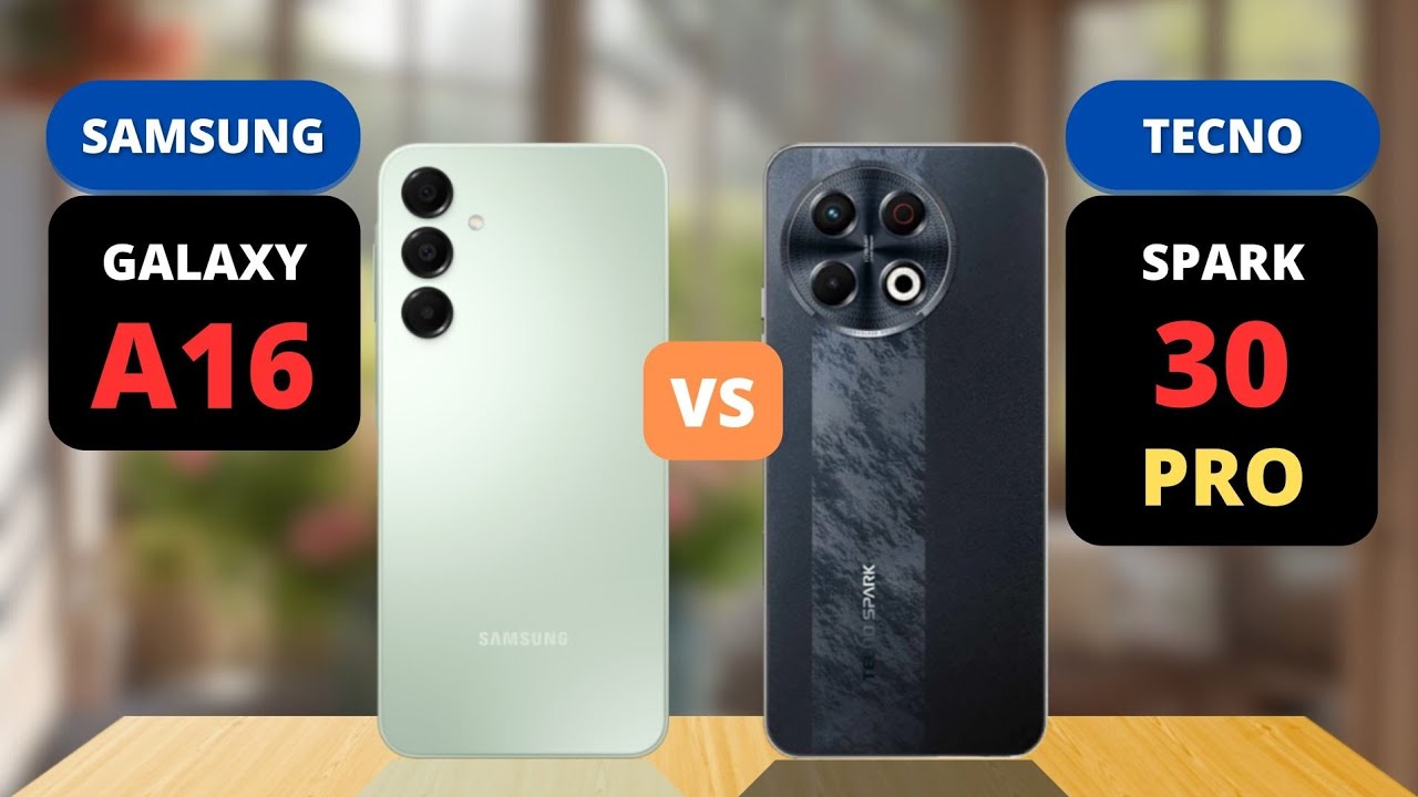 Samsung Galaxy A16 vs Tecno Spark 30 Pro Comparison