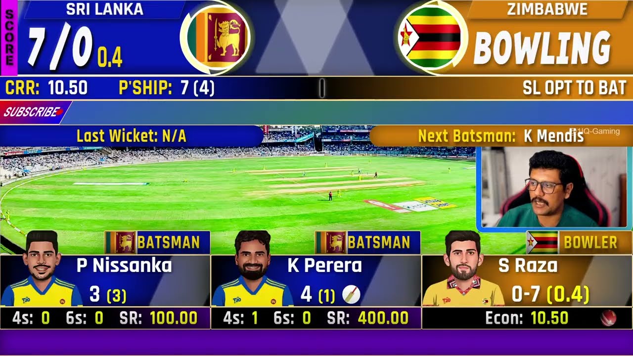 Sri Lanka vs Zimbabwe, T20 World Cup 2026 | Live Cricket Match Today | SL vs ZIM Live