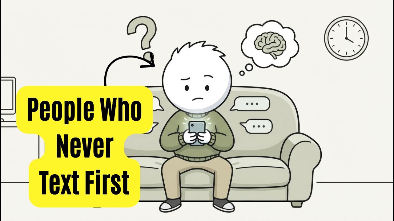 The Psychology of People Who Never Text First