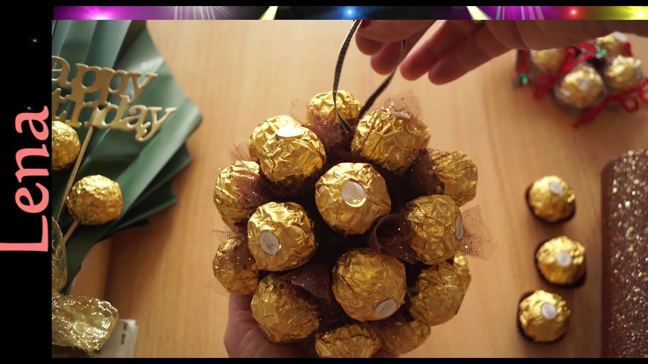 𝗞𝗿𝗲𝗮𝘁𝗶v𝗲 𝗧𝗶𝗽𝗽𝘀 v𝗼𝗻 𝗟𝗲𝗻𝗮- DIY Ferrero Rocher Kugel - Geschenk Idee - Gift Idea Ferrero Chocolate Ball
