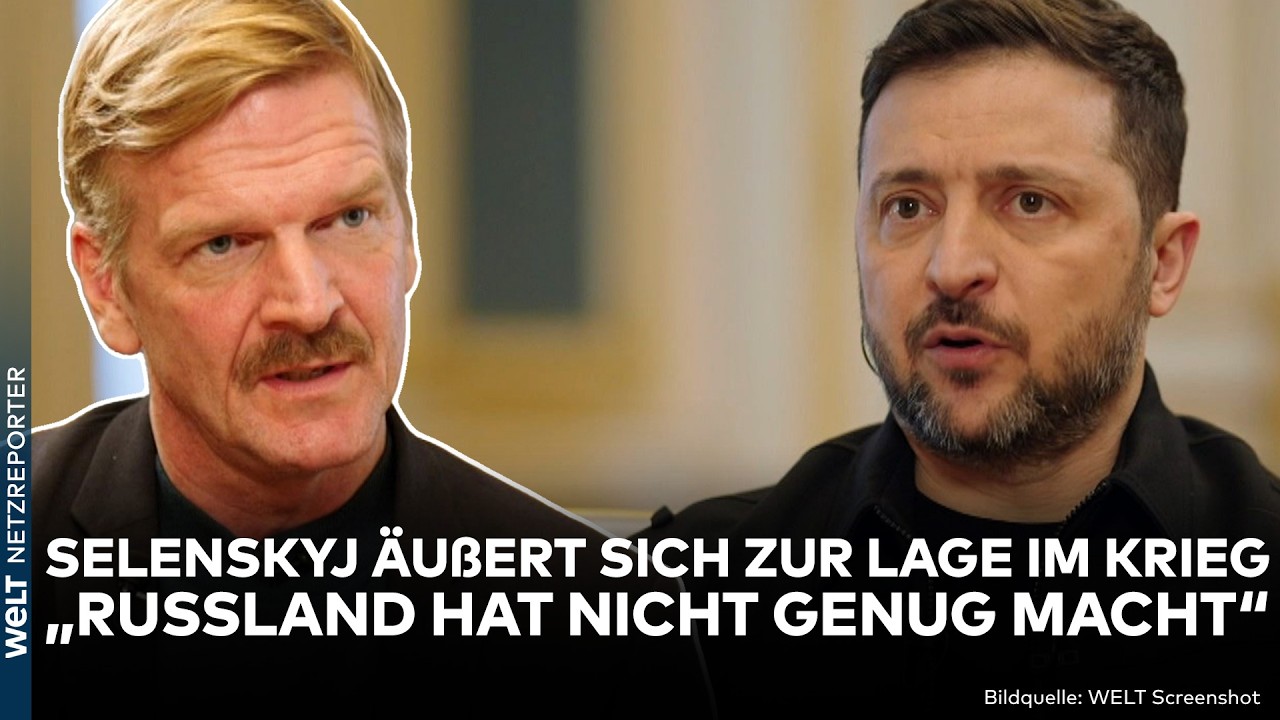 PUTINS KRIEG: Paukenschlag! Selenskyj äußert sich Exklusiv im Interview zum Krieg mit Russland