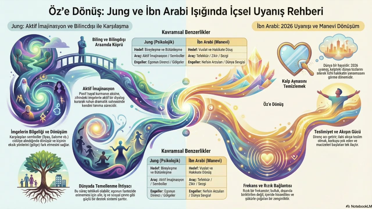 Jung ve İbn Arabi Işığında İçsel Uyanış Rehberi