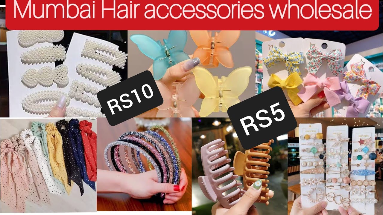 Mumbai Biggest Hair Accessories Wholesale Market with prices| Korean Hair accessories market