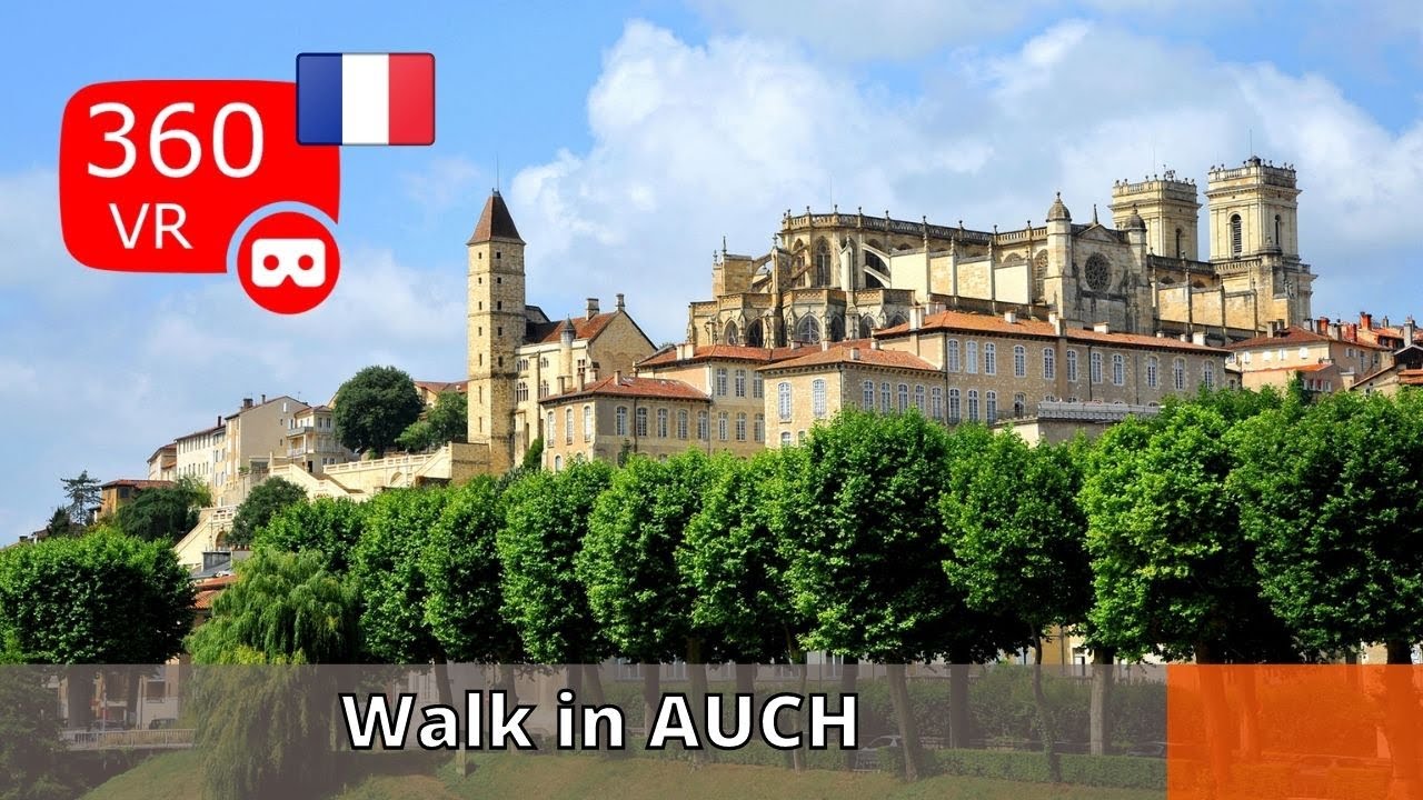360&deg; views of France : Today a walk in Auch