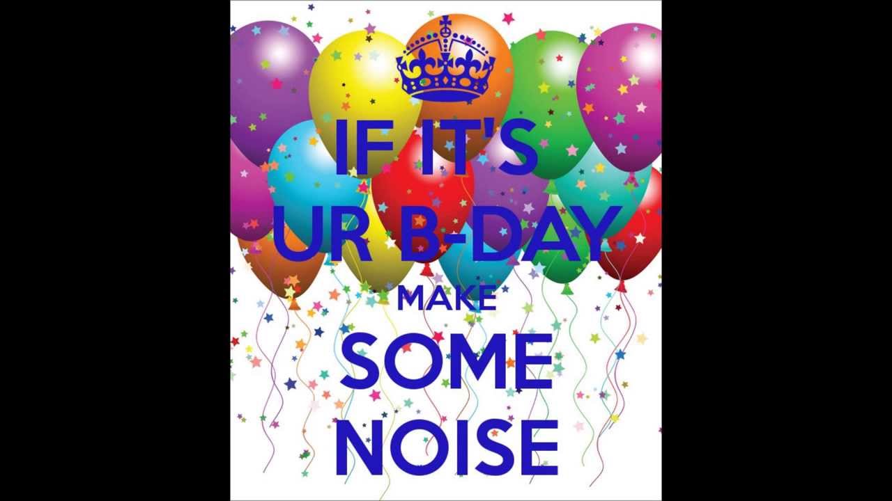 Baltimore club mix - if it's your birthday