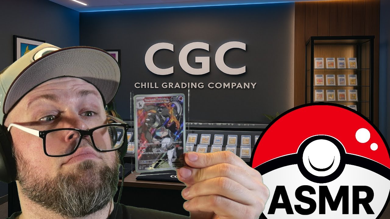 Pokémon Card Grading Roleplay — Welcome to CHILL GRADING COMPANY ASMR