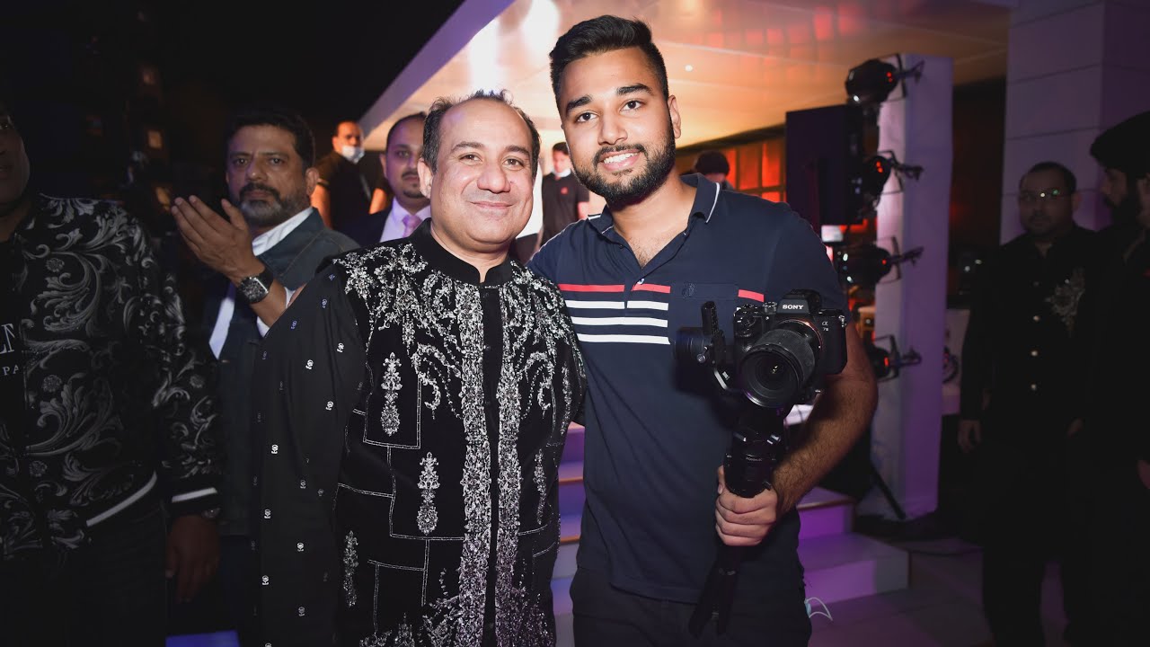 Event shoot with Rahat Fateh Ali Khan