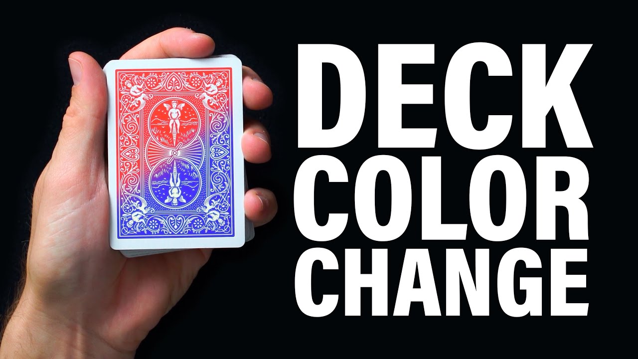 COLOR CHANGING DECK - Magic Trick Tutorial