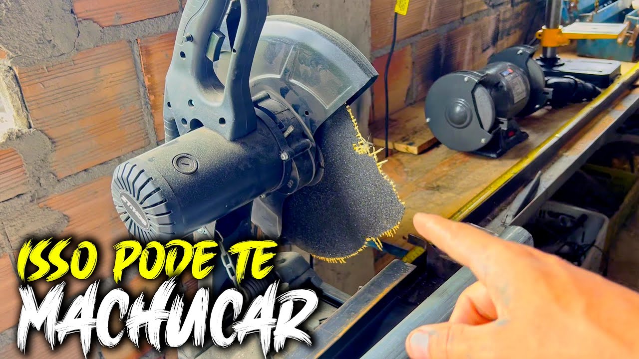 Por Que o Disco da Policorte Quebra (Erro Grave na Serralheria)