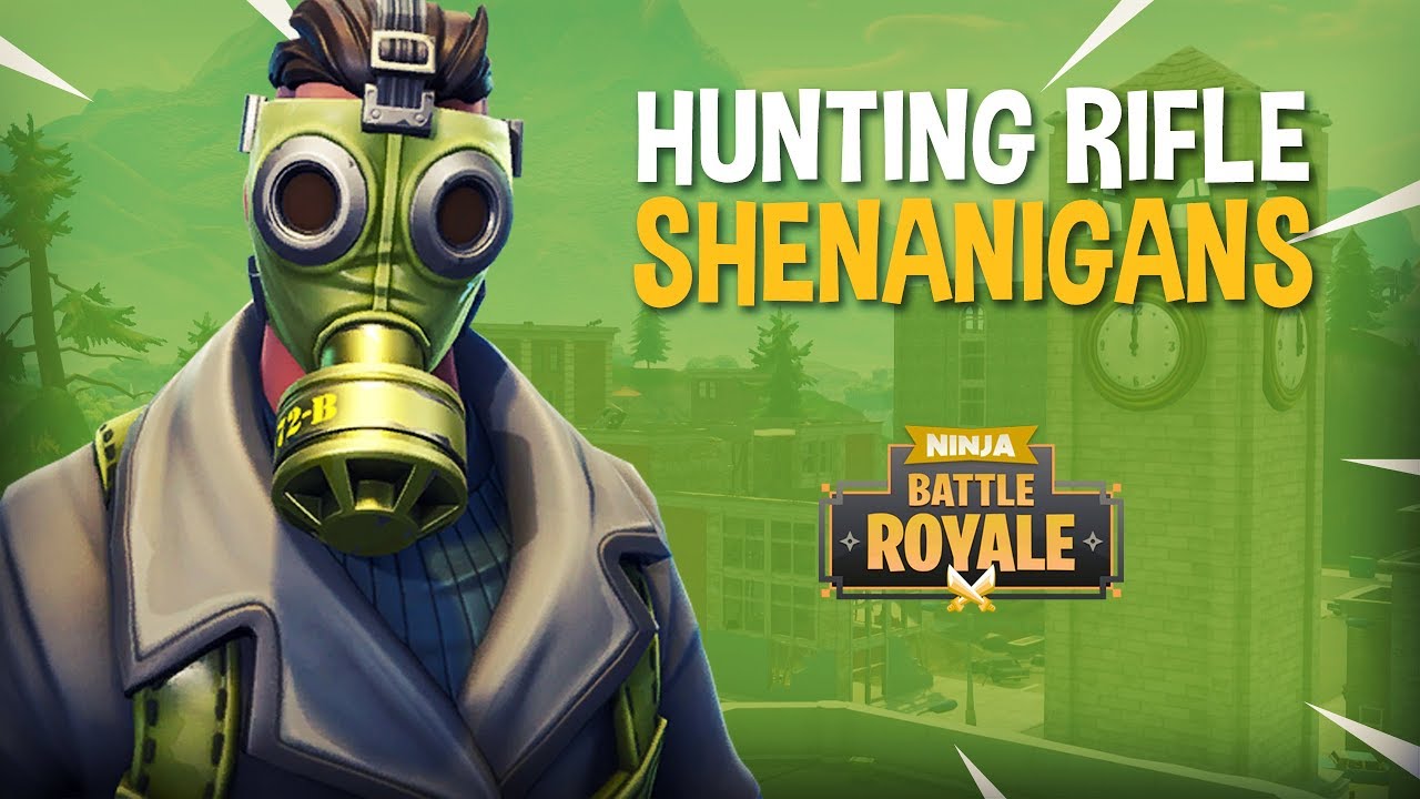 Hunting Rifle Shenanigans!! - Fortnite Battle Royale Gameplay - Ninja