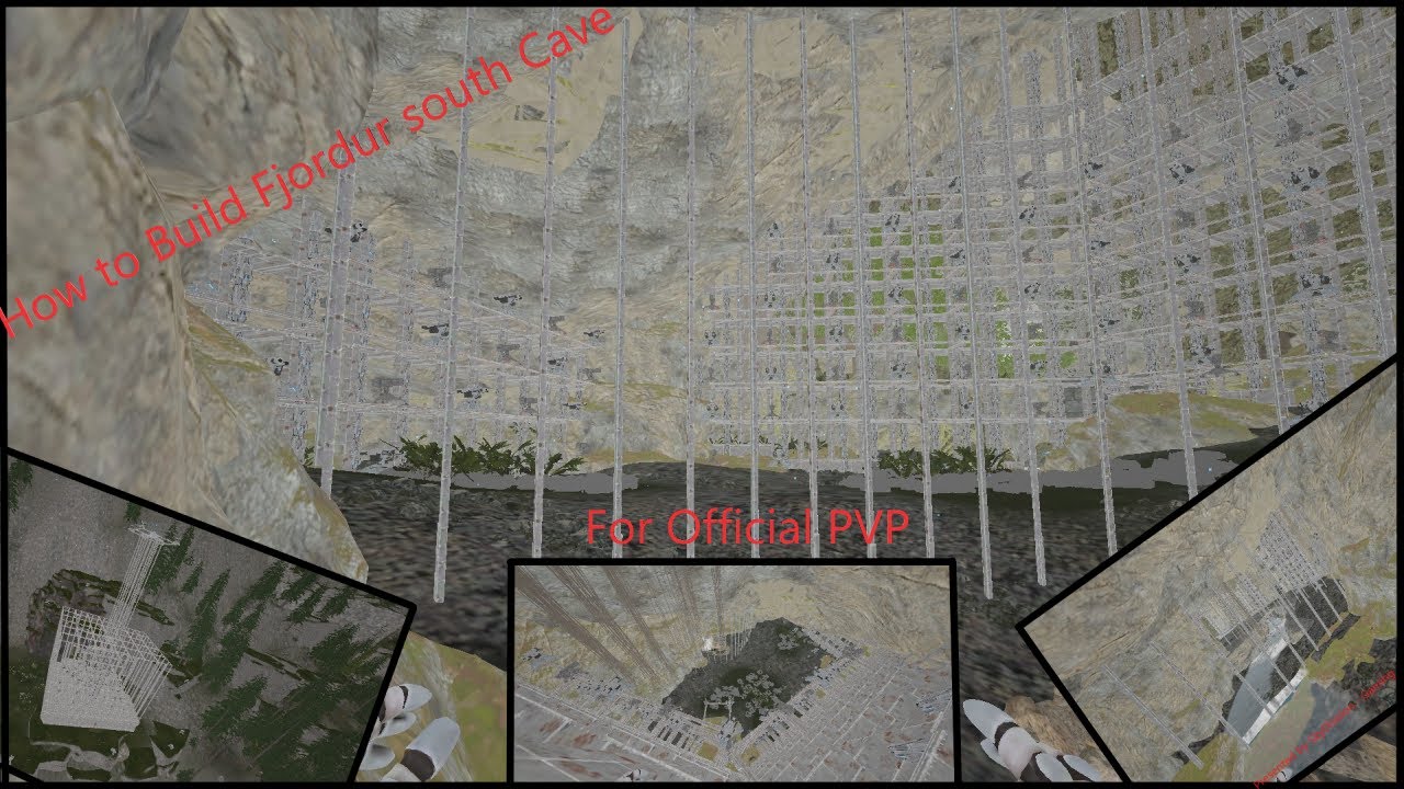 How to build Fjordur south cave for Official PVP // SkyDivision - Gaming