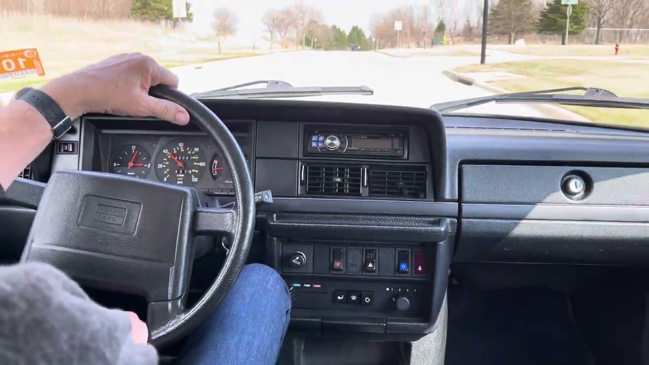 1992 Volvo 240  Driving Video