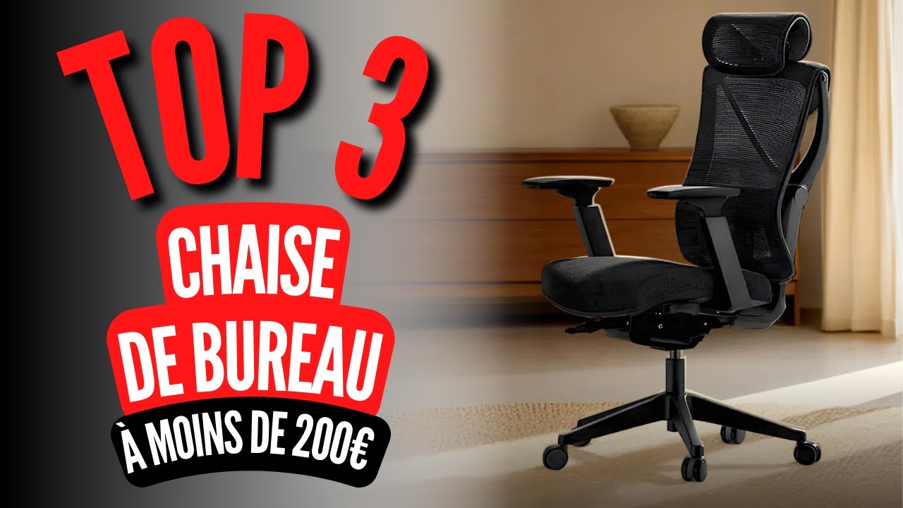 Meilleure Chaise de Bureau Ergonomique Pas Cher 2026 (&Agrave; MOINS DE 200&euro;)