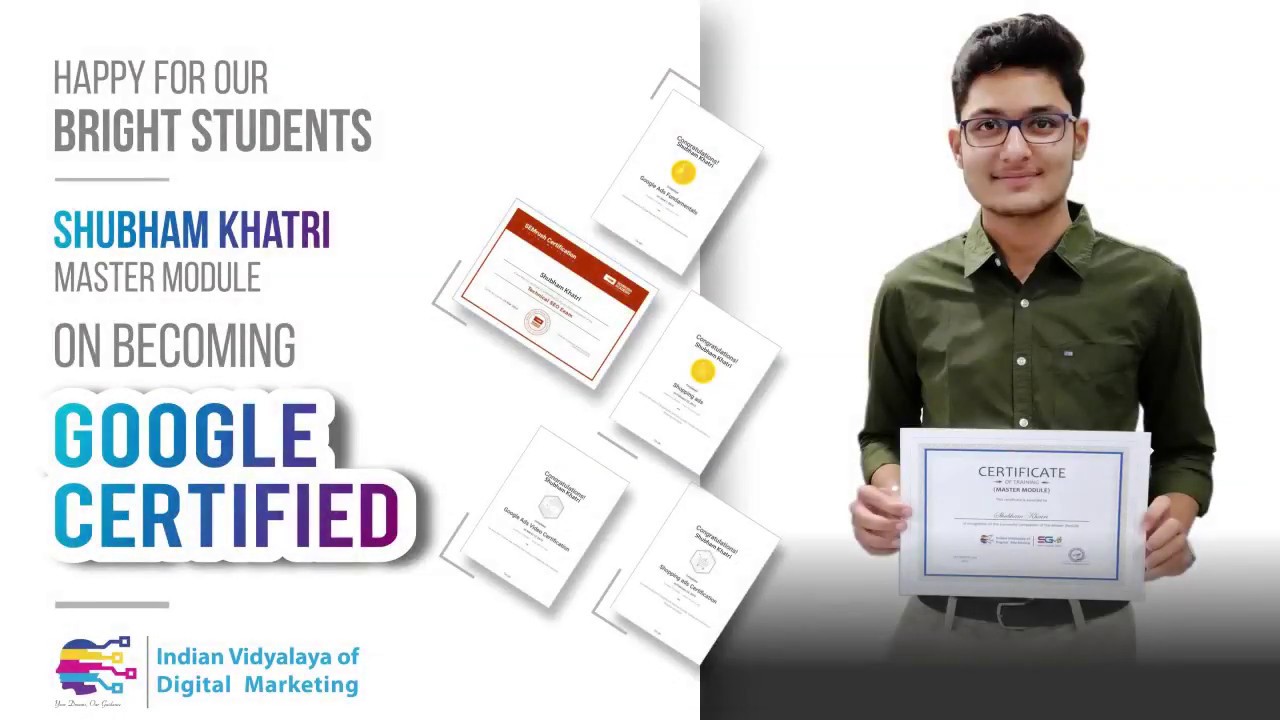 Digital Marketing Course Review by subham - IVDM (Digital Marketing Training Institute in Indore)