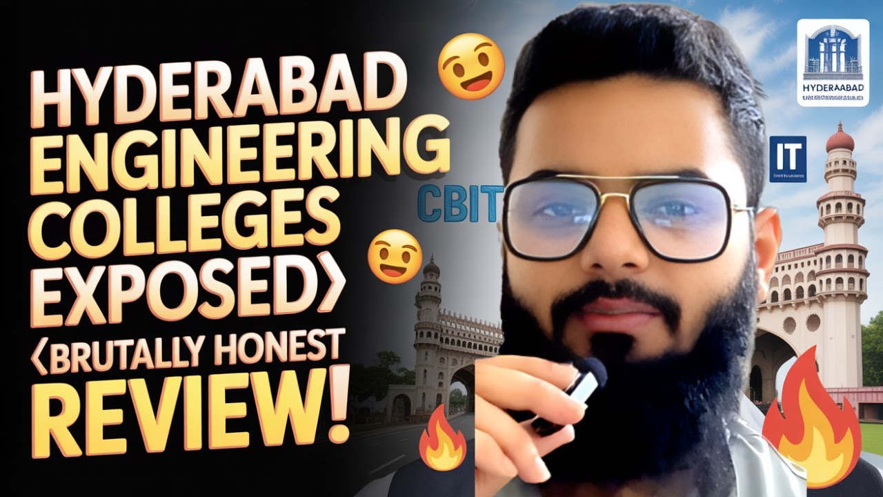 Hyderabad Engineering Colleges EXPOSED 🔥 Brutally Honest Review!