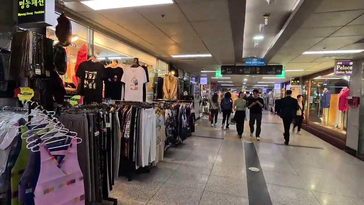 明洞近くの地下２