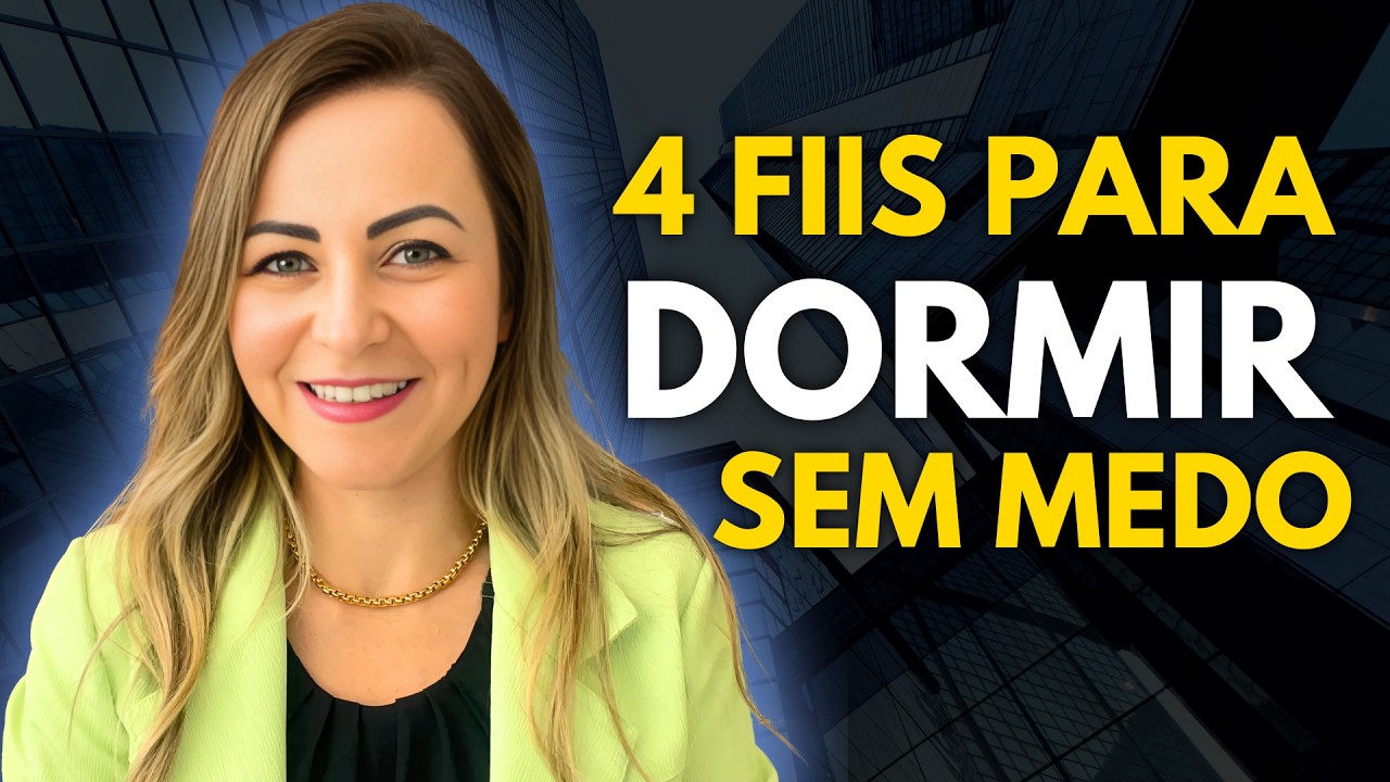 4 FUNDOS IMOBILIÁRIOS PARA COMPRAR E DORMIR TRANQUILO!