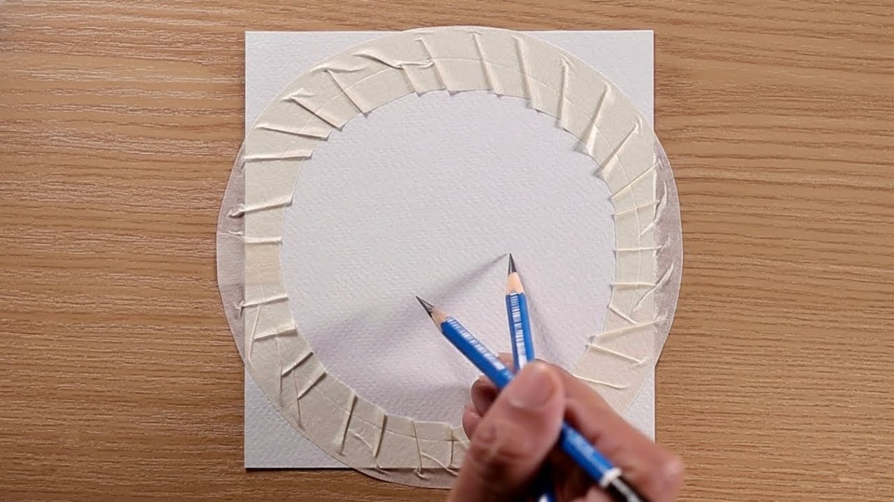 Easy Beautiful Beach Scenery / Drawing with Oil Pastels 