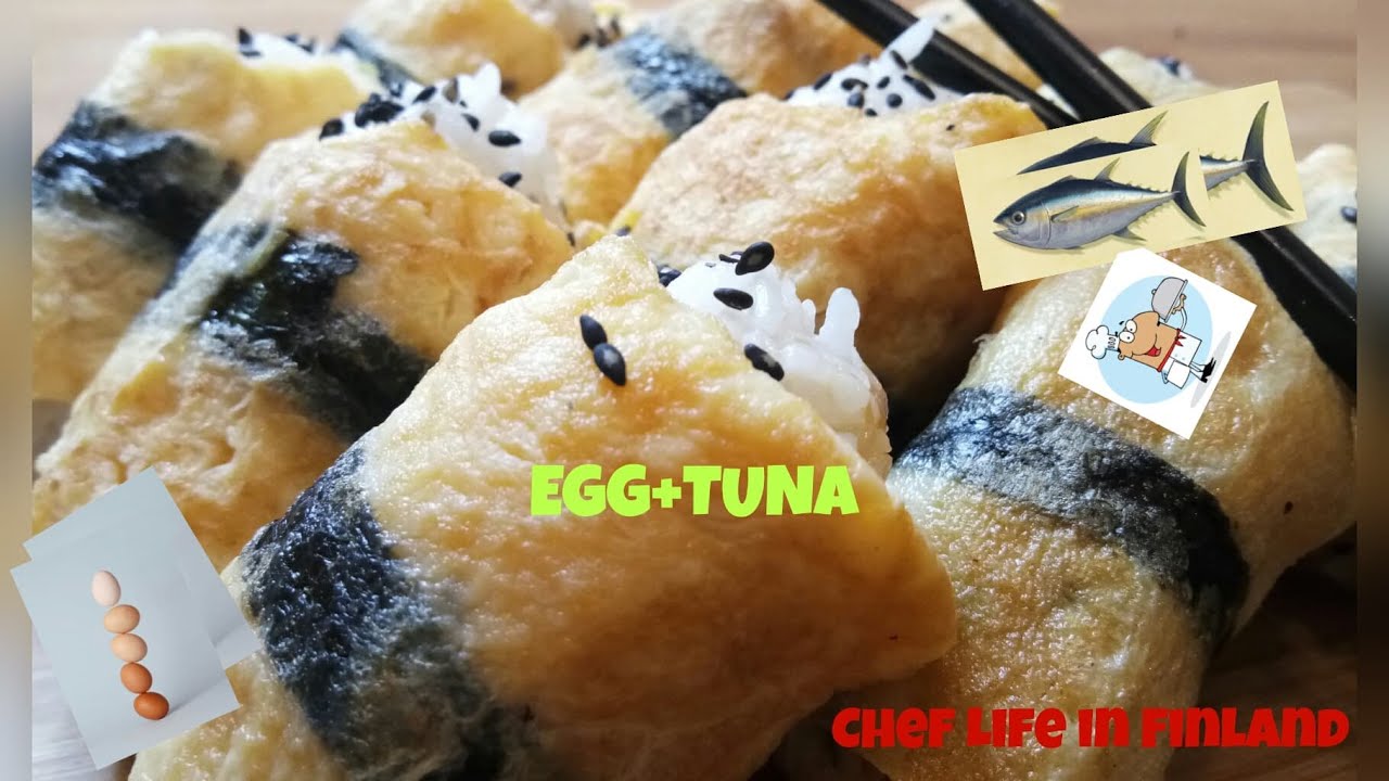 How to MakeTuna Mayo Rice ball in Egg Rolls | EASY / AFFORDABLE