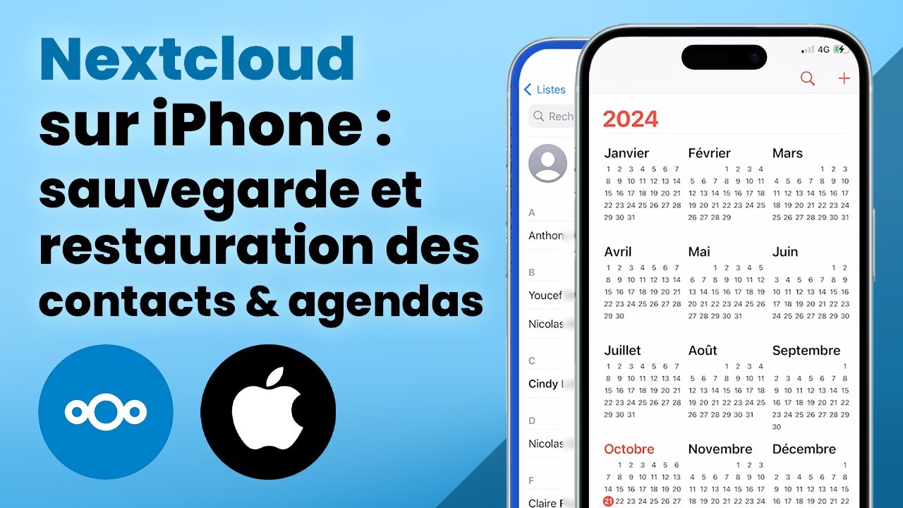 [iPhone] Synchroniser et restaurer vos contacts sur un nouvel iPhone avec Nextcloud
