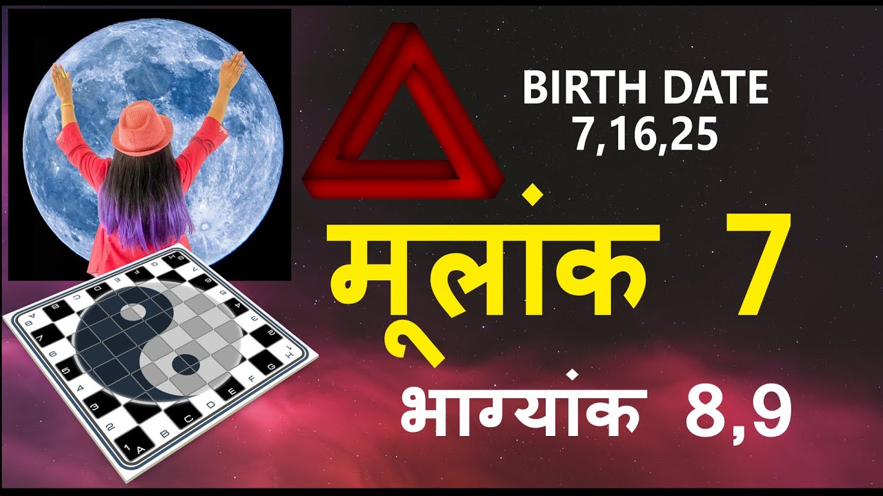 Mulank 7 Bhagyank 8,9 | Mulank 7 | मूलांक 7 | Birth Date 7,16,25 |