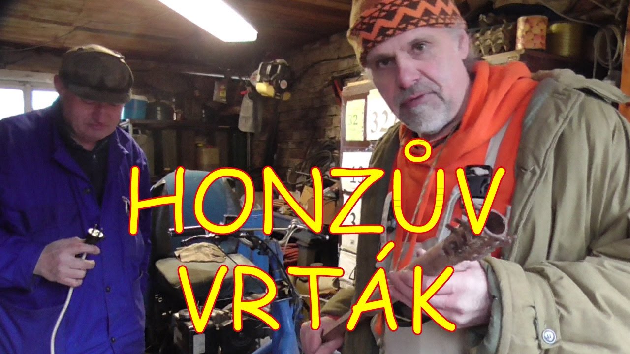 Honzův speciální vrták na čistění trubky