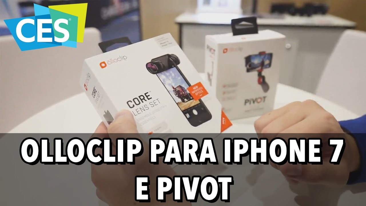 UNBOXING: OLLOCLIP PARA IPHONE 7 E PIVOT!
