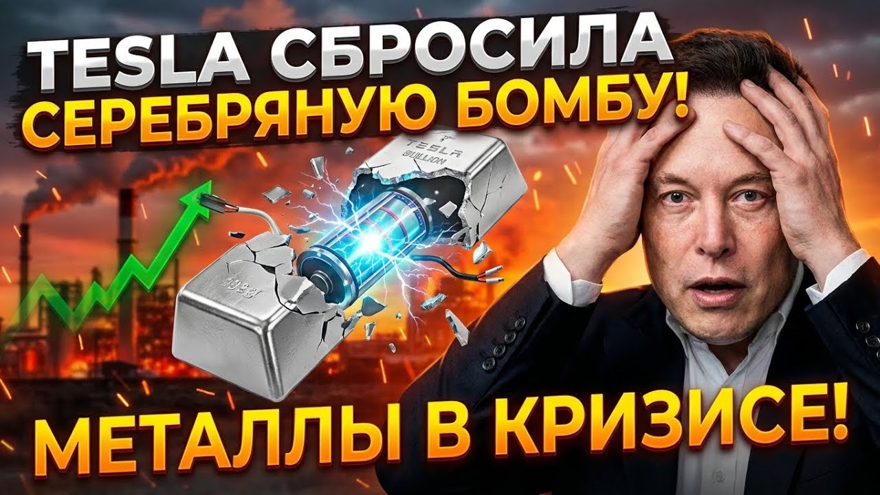 TESLA СБРОСИЛА СЕРЕБРЯНУЮ БОМБУ! 48-вольтовый секрет &mdash; поставки металлов в КРИЗИСЕ!