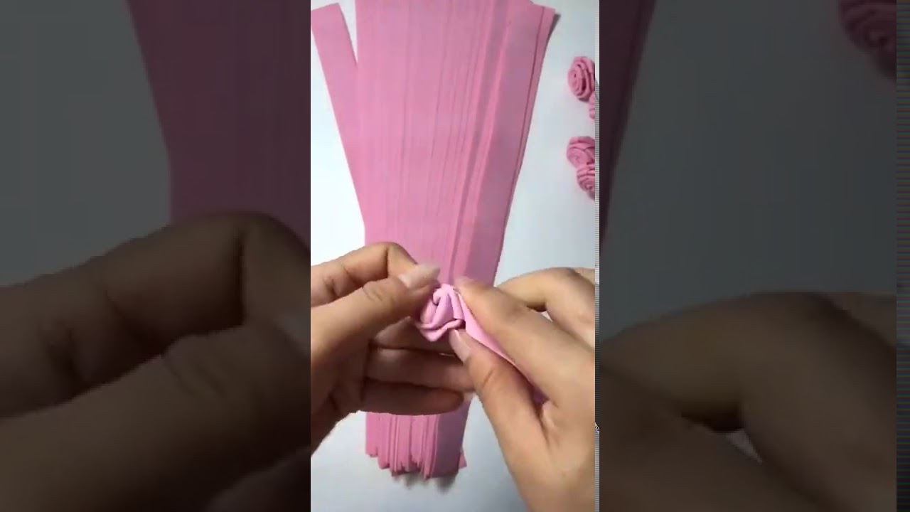 #tutorial #rosa  Rosa de E.V.A f&aacute;cil e r&aacute;pido