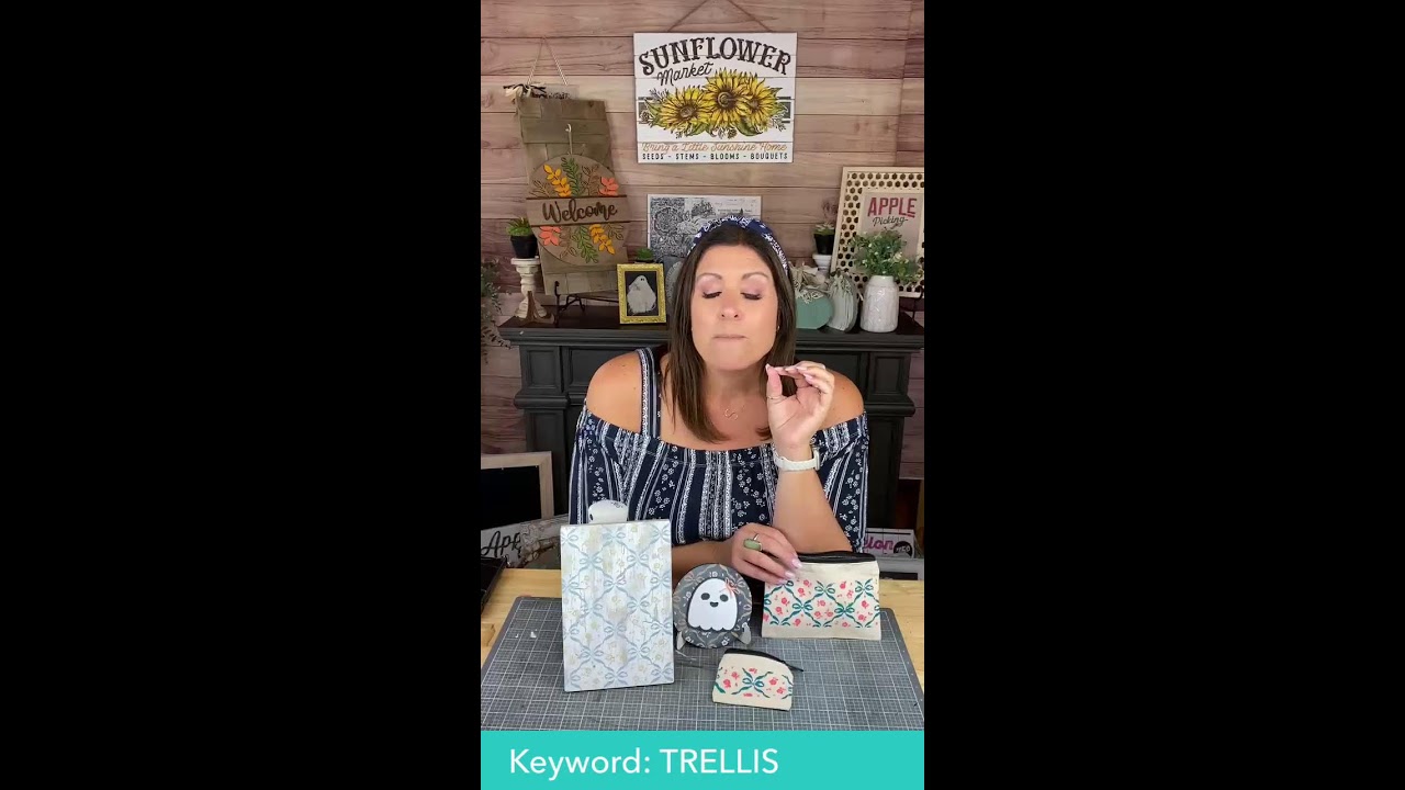 Bow Trellis - August Club - comment TRELLIS for info
