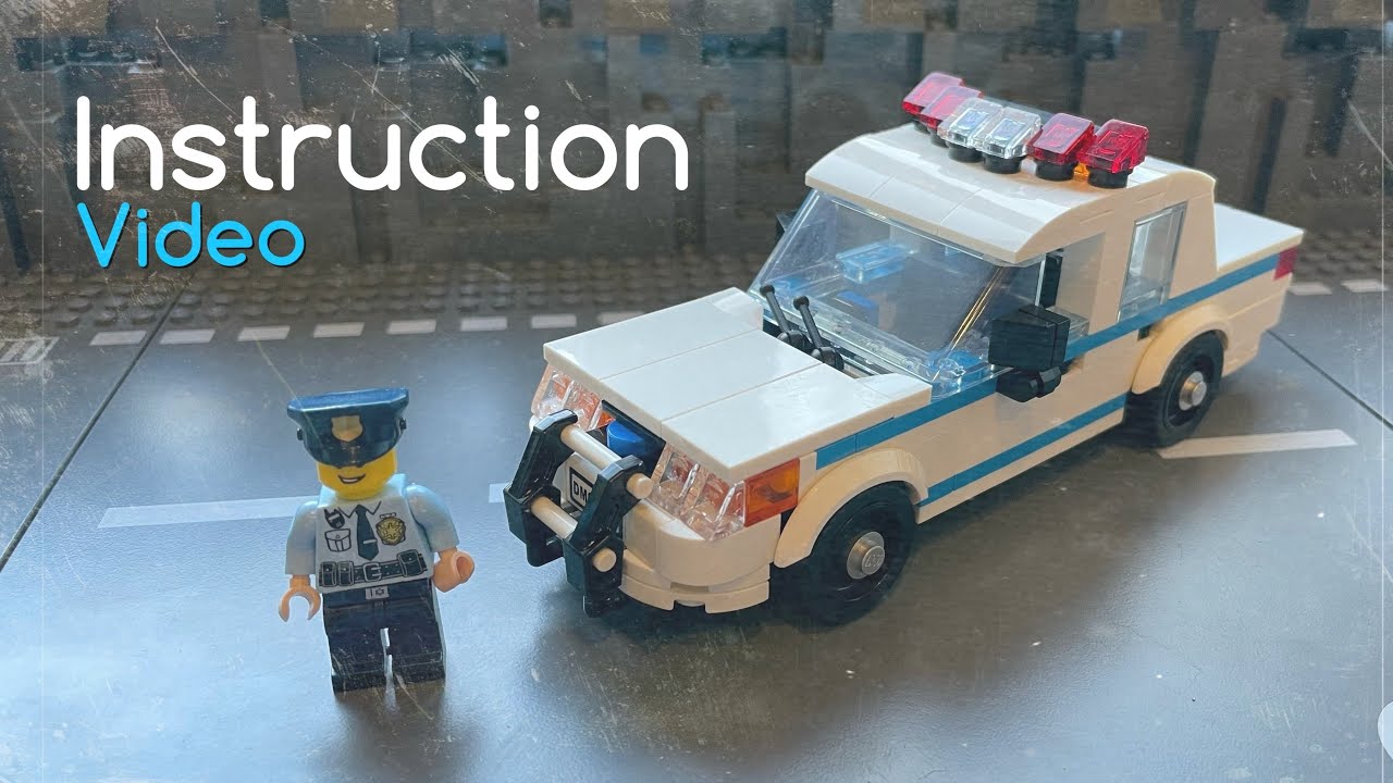 LEGO MOC - Ford Crown Victoria POLICE Car ( NYPD ) / Instruction