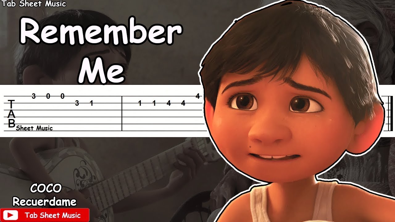 Coco - Remember Me (Recuerdame) Guitar Tutorial