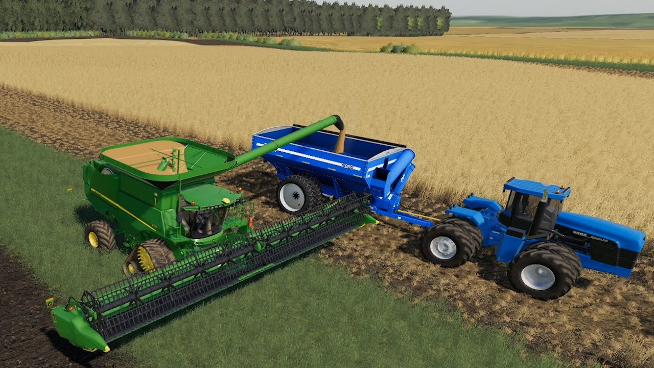 Mid West Horizons Ep#43 |  Spraying, Harvest | FS19 Timelapse |Farming Simulator 19 Timelapse