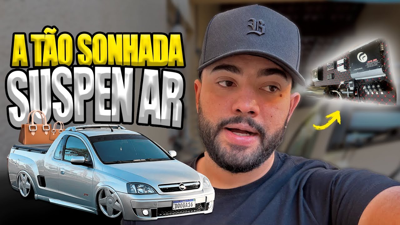 INSTALANDO SUSPENSÃO A AR NA MONTANA SPORT