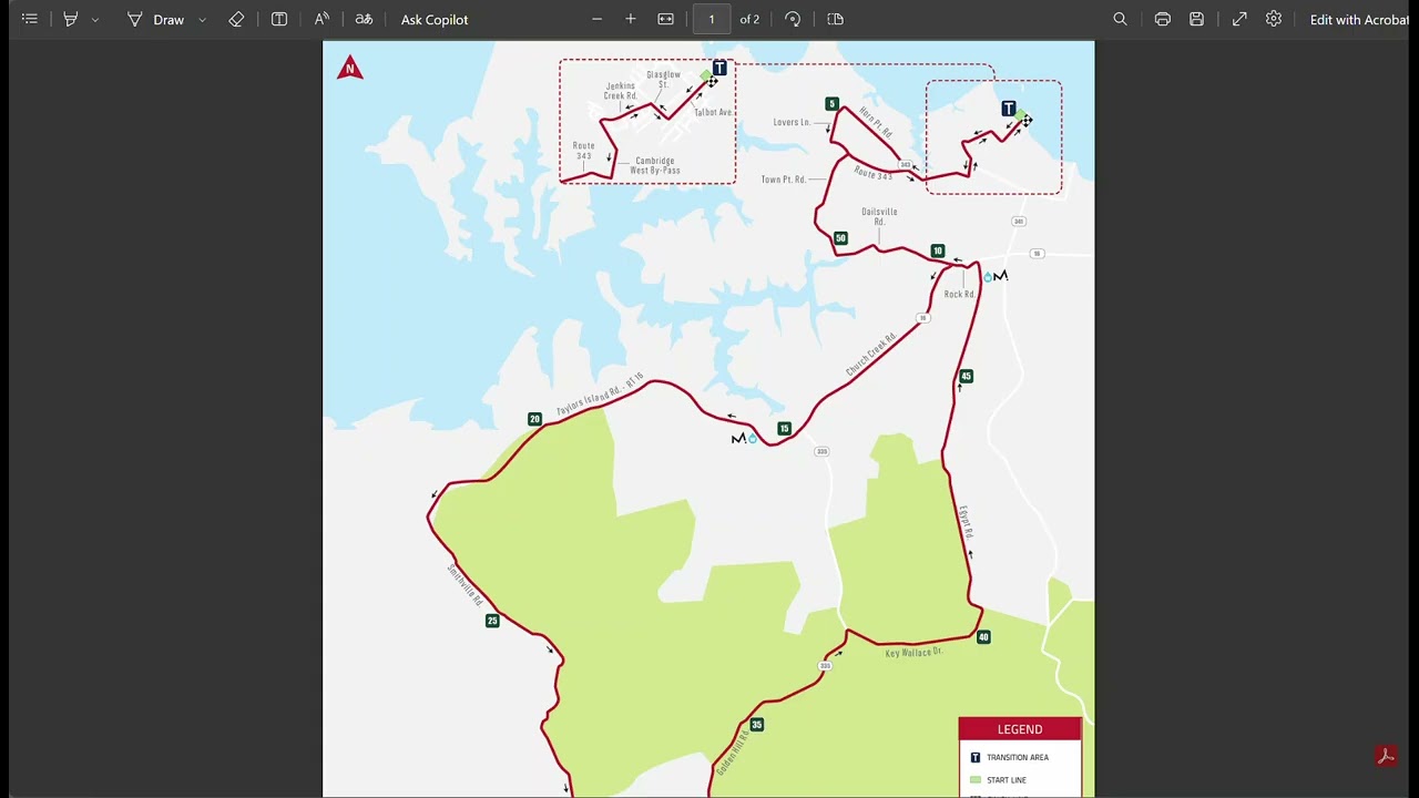 Обзор трассы Eagleman 70.3 2025 года