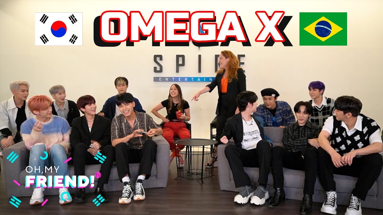 ÍDOLOS COREANOS ADIVINHAM MÚSICAS EM 5 SEGUNDOS (feat @OMEGAXOfficial )