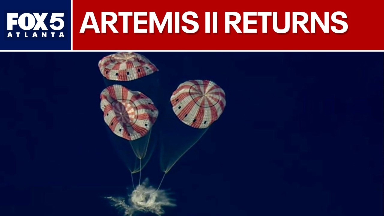 Приводнение &laquo;Артемиды II&raquo;: посмотрите исторический момент | FOX 5 News