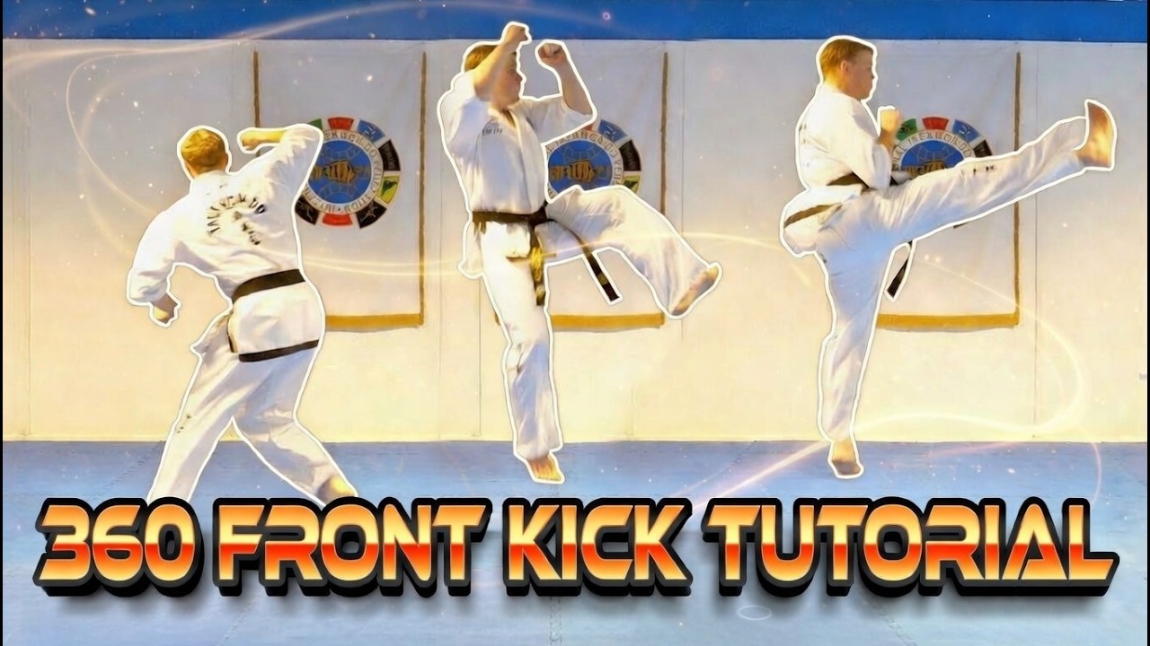 Taekwondo 360 Front Kick Tutorial (Tornado Set) | GNT How to