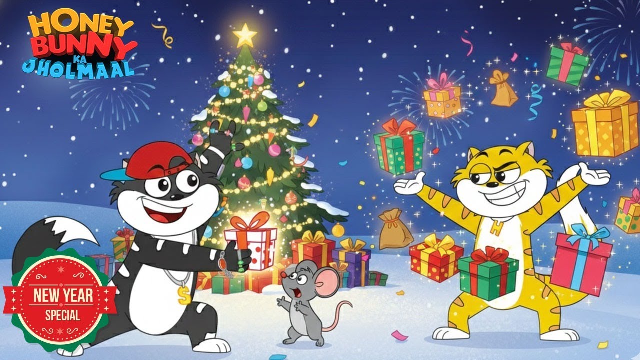 New Year Special | Honey Bunny ने New Year पर बाँटे Magic Gifts | New Movies In Hindi |Funny Cartoon