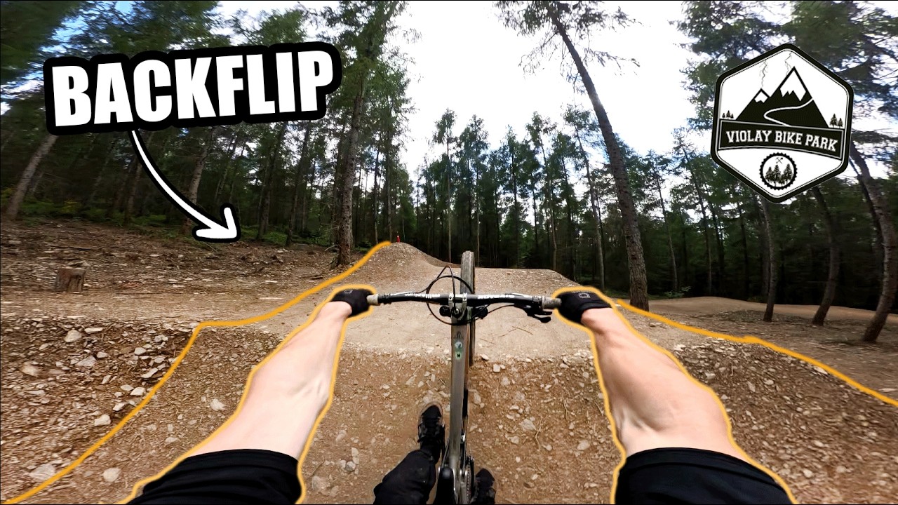 GROS BACKFLIP au VIOLAY BIKEPARK (vlog vtt)
