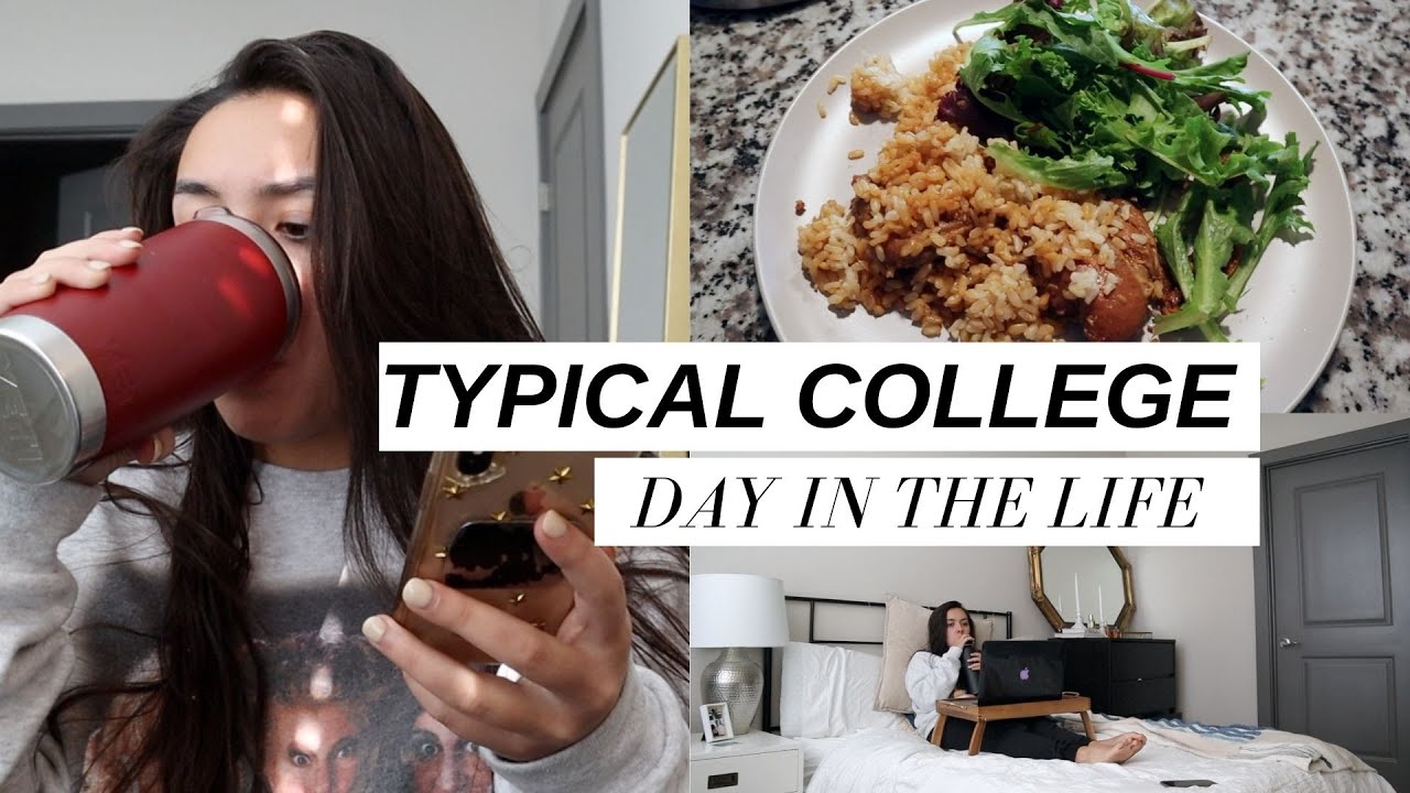 COLLEGE DAY IN MY LIFE | online school + internship
