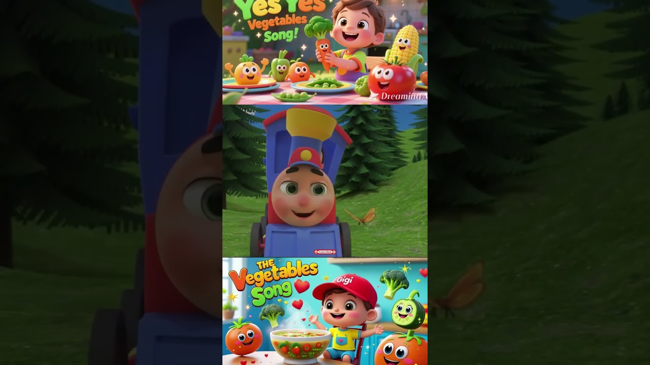 Colorful Vegetables Song  #nurseryrhymes #kidssongs #funforkids #singalong #toddlerfun #toddlertunes