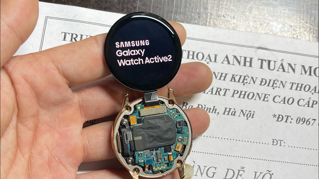 thay kính galaxy wacht active 2 đơn giản