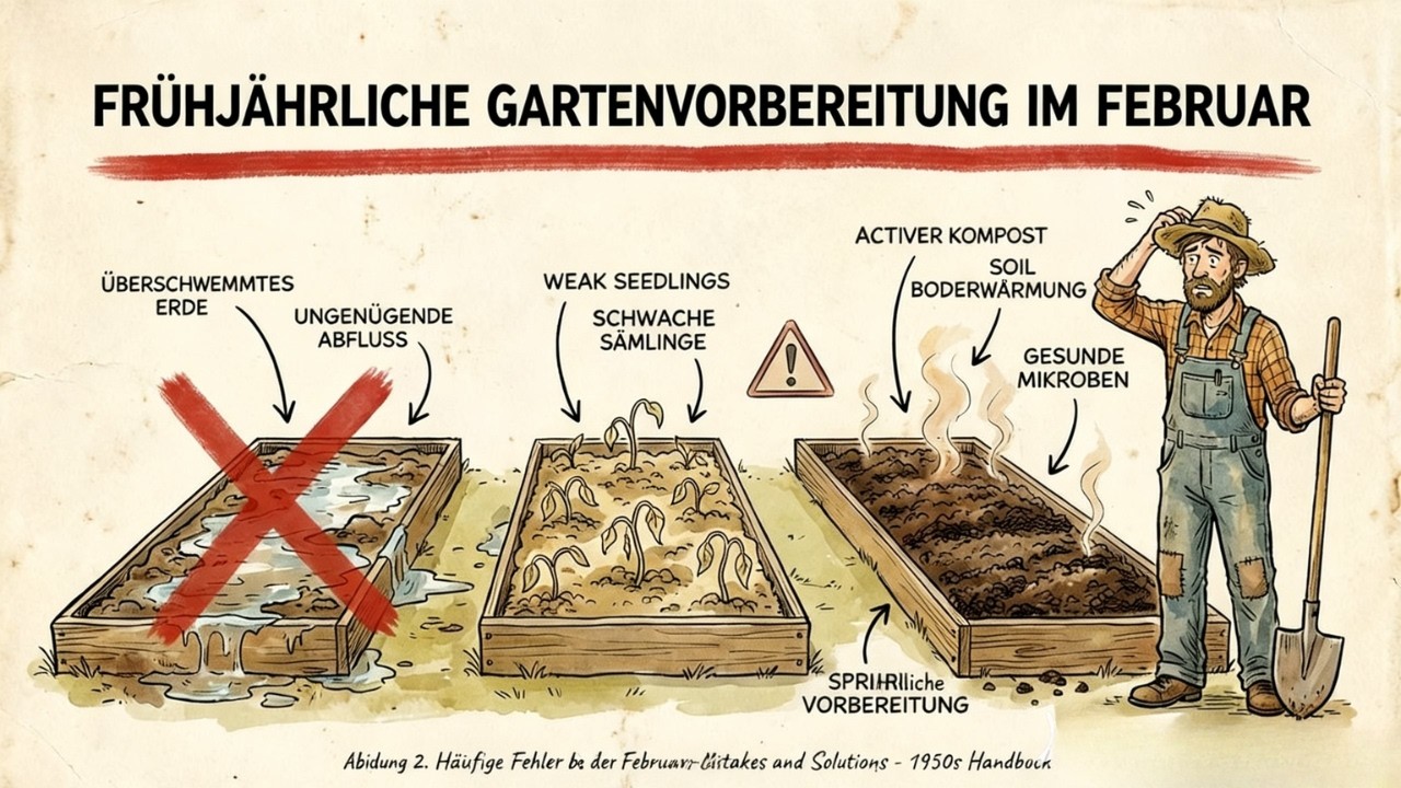 Gartenvorbereitung im Februar: 5 Fehler, die Ihren Frühlingsgarten ruinieren werden