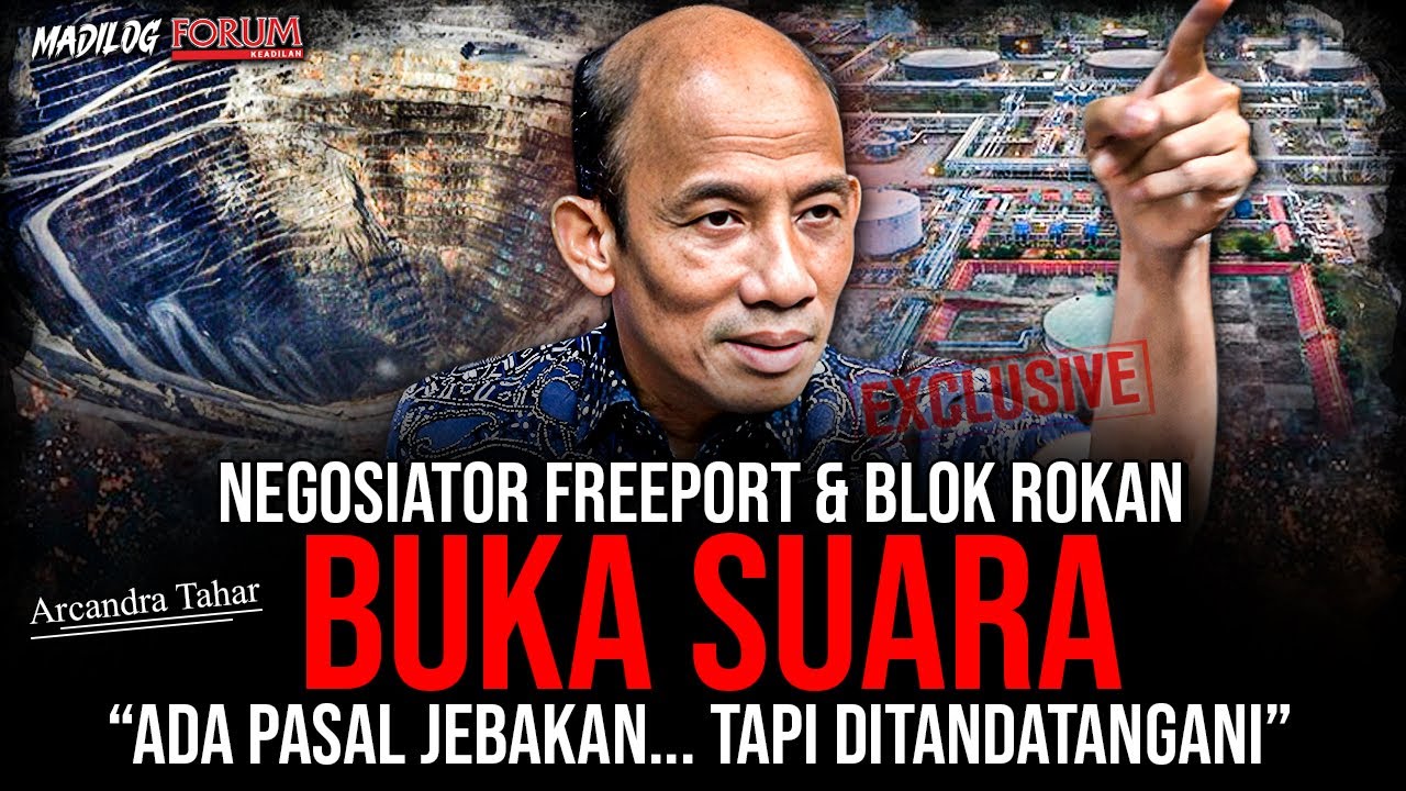 MANTAN MENTERI ESDM ARCANDRA TAHAR: SUDAH WAKTUNYA SAYA BUKA SUARA